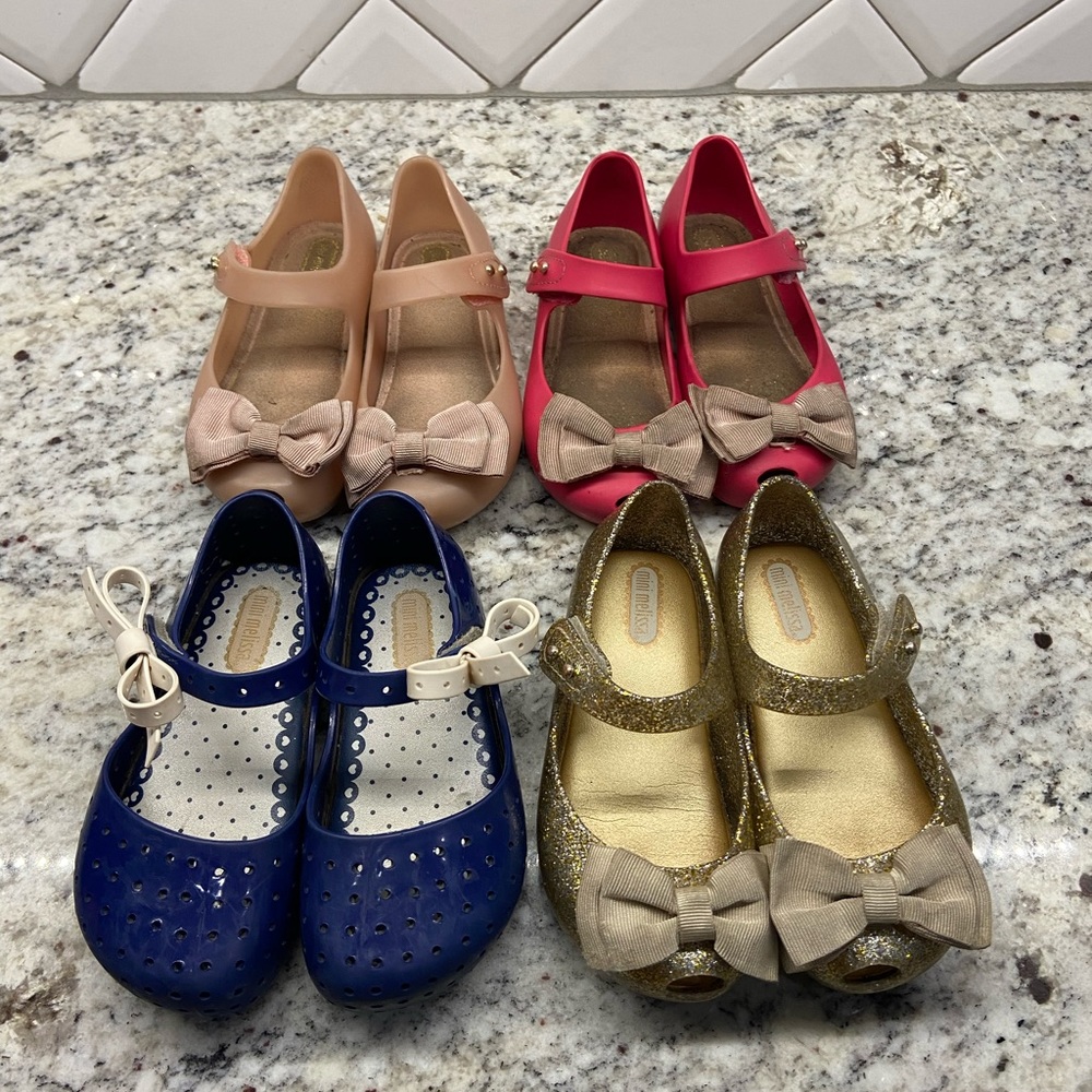 Mini Melissa Lot Size 8T Girls Shoes